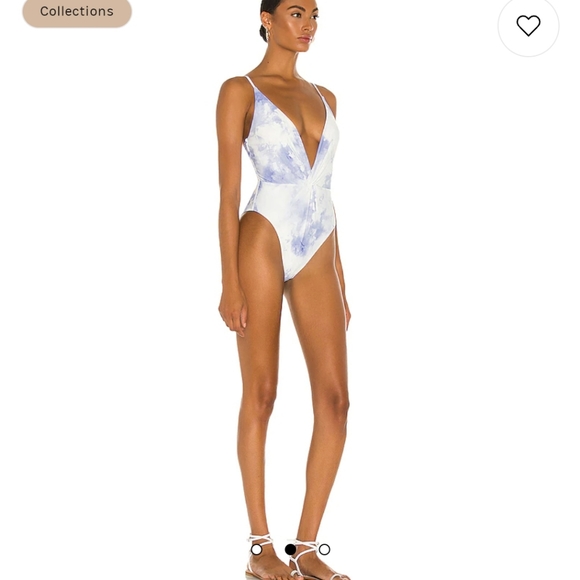 Jonathan SIMKHAI Ingrid One Piece in Sky Tie Dye - Picture 8 of 16